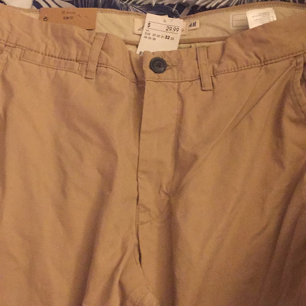 H&M Slim Fit khaki Pants